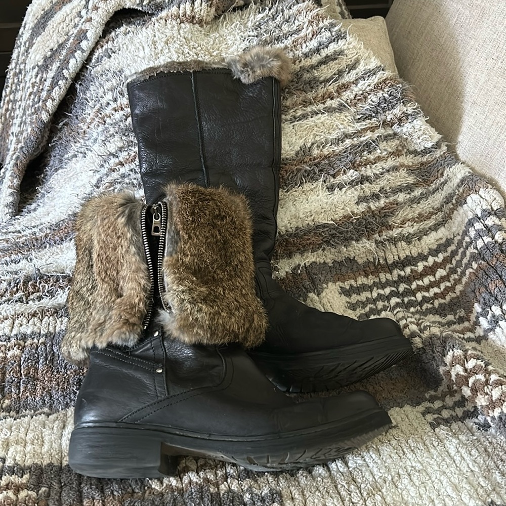 Rudsak leather boots with two styles.